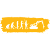 Evolution towards the excavator