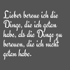 Bereuen Motivation