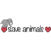 Hearts Save Animals Animal Elephant
