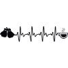 Kaffee-Heartbeat-Boxhandschuhe - BO