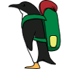 Plodding Penguin Cute Hiking Adventure
