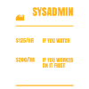 Sysadmin-stundensatz Für Alle