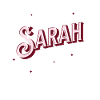 Sarah names personalized