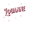 Nom Louanne personnalisé