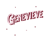 Geneviève nomme des noms personnalisés