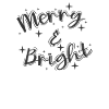 Merry and Bright Christmas Holiday