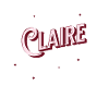 Claire name personalized