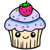 Cute cupcake kawaii