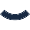 Banner curved below