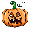 Crazy pumpkin Halloween