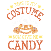 Halloween costume candy
