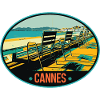 Cannes France view of the Croisette