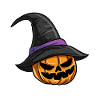 Pumpkin Witch Hat