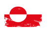 Official Greenland Flag Greenlanders Country