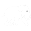 Symbole animal bébé éléphant