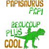 Papisaurus Papi Cadeau Petits-enfants