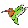 Ein süßer Kolibri