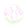 Trippy Astronaut Space Ship
