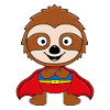 FAULTIER - SUPERHELD - TIER - TIERISCH