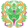 Medusa Face Snake Woman