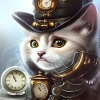Chaton steampunk mignon