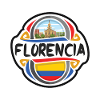 Florencia Colombia Flag Travel Souvenir Badge Stam