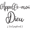 Appelle-moi Dieu Tout simplement (humour)