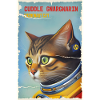 Kosmonaut Cat Poster
