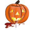 Citrouille d'Halloween.