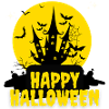 Castle Halloween Silhouette Night