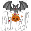 Halloween Fledermaus