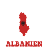 Albanien Reisen Albanien Flagge Geschenk