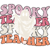Teacher Halloween Ghost Spooky Teacher