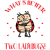 Two ladybug lovers ladybugs