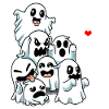 Funny Halloween Cute Ghost Creepy