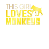This girl loves monkeys