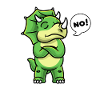 Persistant No Triceratops Dinosaur Dino