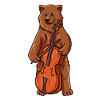 Playing the cello