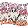Teacher Halloween Ghost Spooky Teacher
