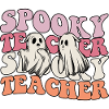Teacher Halloween Ghost Spooky Teacher
