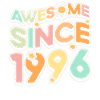 Fantastic Since 1996 flower theme