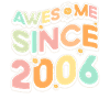 Fantastic Since 2006 Flower Theme