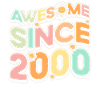 Fantastic Since 2000 Flower Theme