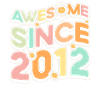 Fantastic Since 2012 Flower Theme