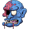 Shot Zombie Head