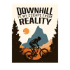 Downhill, mountain biking