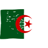 Algerian flag Algeria Dzair