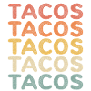 Retro taco tacos