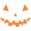 Silhouette Pumpkin Jack-o'-lantern