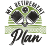 Pickleball Retired Retro My